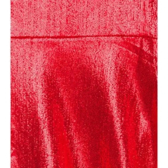 Superdown Tamia asymmetrical mini dress Red size XL Stretchy SEXY Revolve Brand - Picture 5 of 9